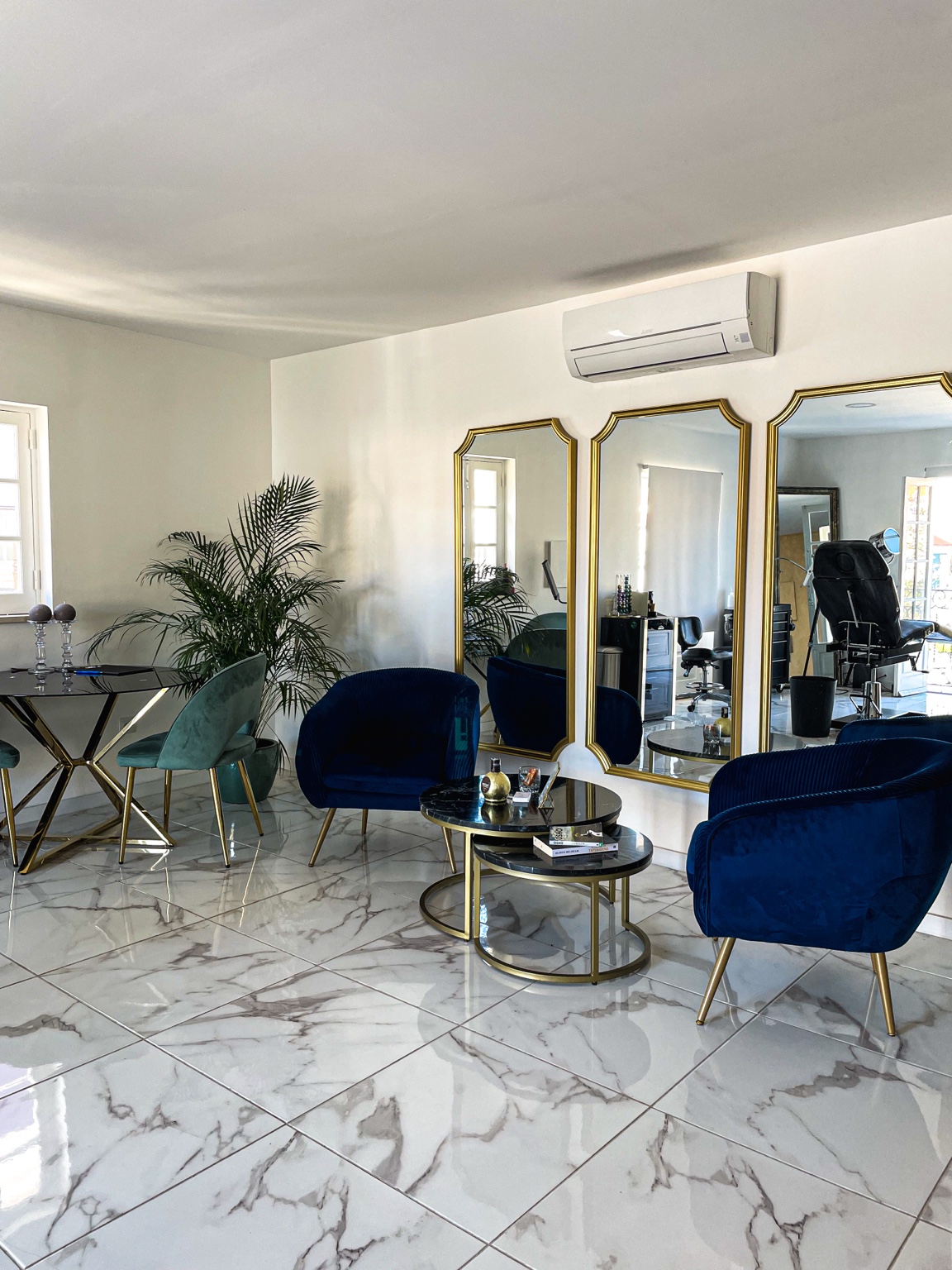Zona de receção do Art On Skin